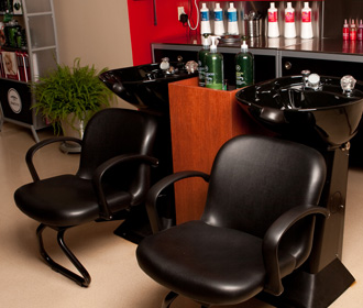 hair salon, comfortable chairs, great atmosphere